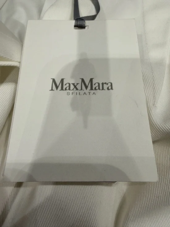 MaxMara White Button-Front High-Waist Maxi Skirt - Picture 3 of 11